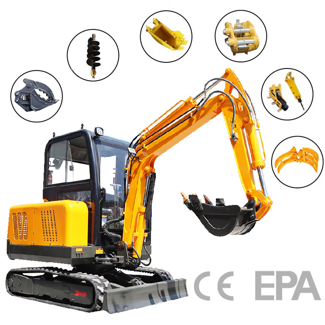 Miniexcavadora de 3 toneladas